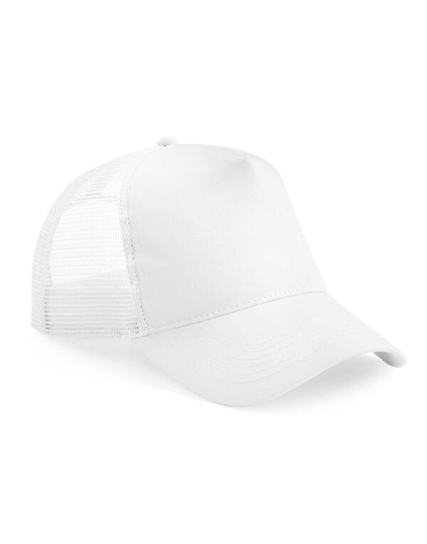 B640B Beechfield Junior Snapback Trucker White/White B640B Beechfield Junior Snapback Trucker White/White