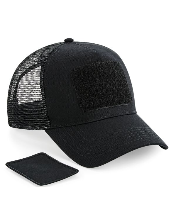 B641 Beechfield Patch Snapback Trucker Black B641 Beechfield Patch Snapback Trucker Black