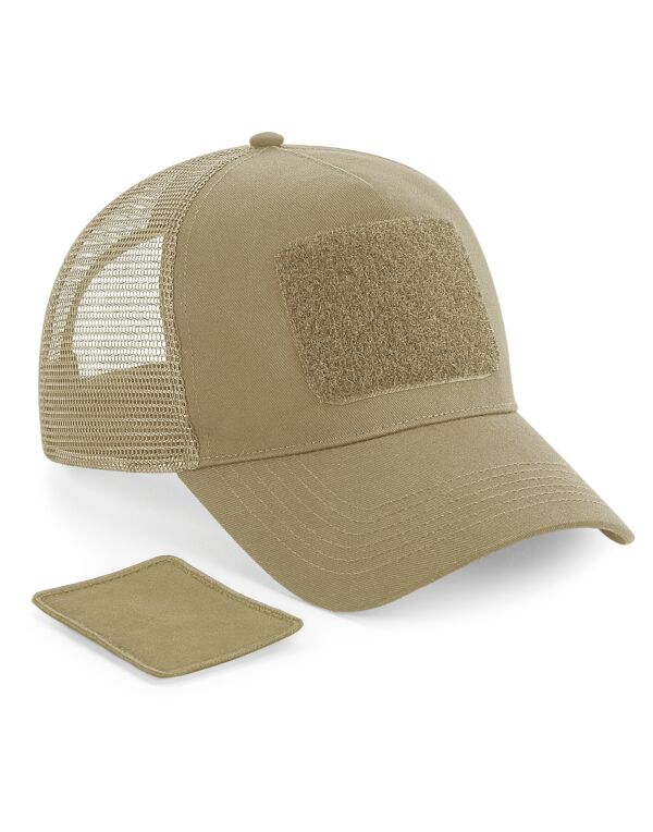 B641 Beechfield Patch Snapback Trucker Desert Sand B641 Beechfield Patch Snapback Trucker Desert Sand