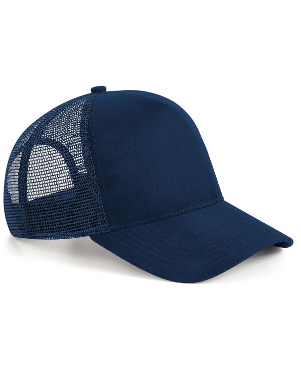 B643 Beechfield Suede Snapback Trucker French Navy B643 Beechfield Suede Snapback Trucker French Navy