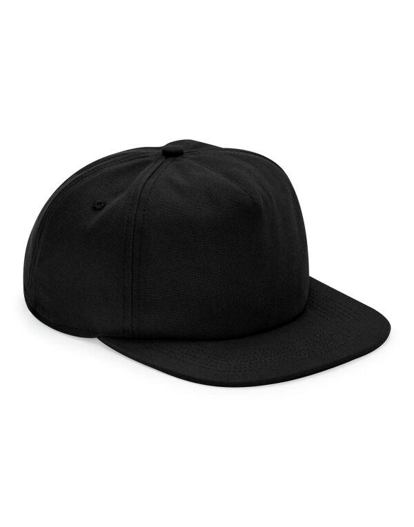B64N Beechfield Organic Cotton Unstructured 5 Panel Cap Black B64N Beechfield Organic Cotton Unstructured 5 Panel Cap Black