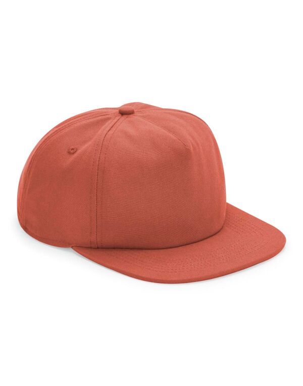B64N Beechfield Organic Cotton Unstructured 5 Panel Cap Terracotta B64N Beechfield Organic Cotton Unstructured 5 Panel Cap Terracotta