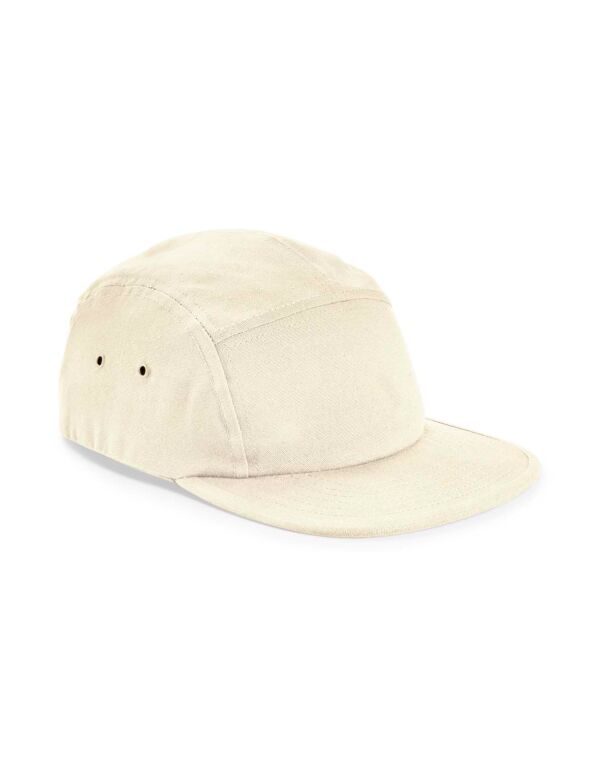 B654 Beechfield Canvas 5 Panel Camper Cap Natural B654 Beechfield Canvas 5 Panel Camper Cap Natural