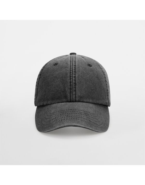 B655B Beechfield Junior Low Profile Vintage Cap Vintage Black
