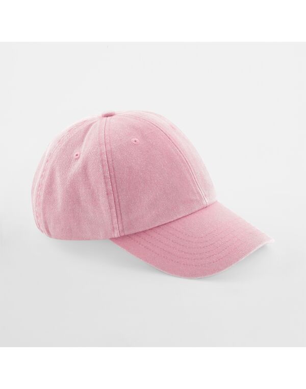 B655B Beechfield Junior Low Profile Vintage Cap Vintage Dusky Pink
