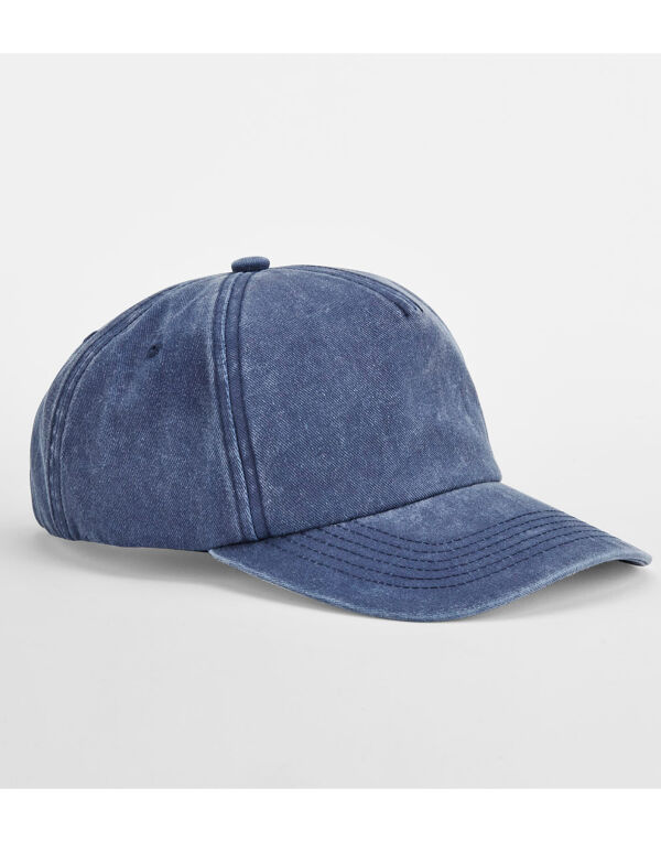 B657 Beechfield 5 Panel Vintage Cap Vintage Denim B657 Beechfield 5 Panel Vintage Cap Vintage Denim