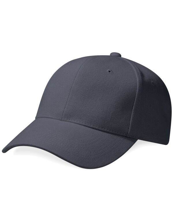 B65 Beechfield Pro-Style Heavy Brushed Cotton Cap Graphite B65 Beechfield Pro-Style Heavy Brushed Cotton Cap Graphite