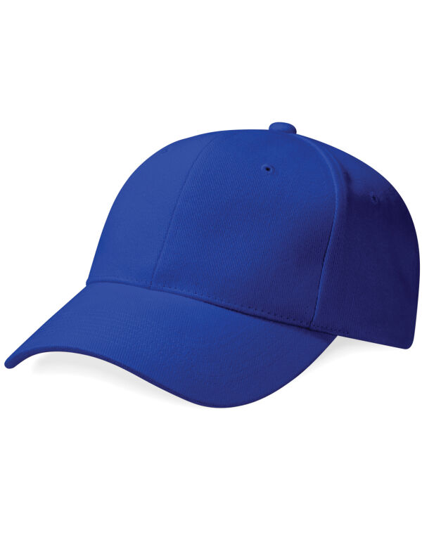 B65 Beechfield Pro-Style Heavy Brushed Cotton Cap Bright Royal B65 Beechfield Pro-Style Heavy Brushed Cotton Cap Bright Royal