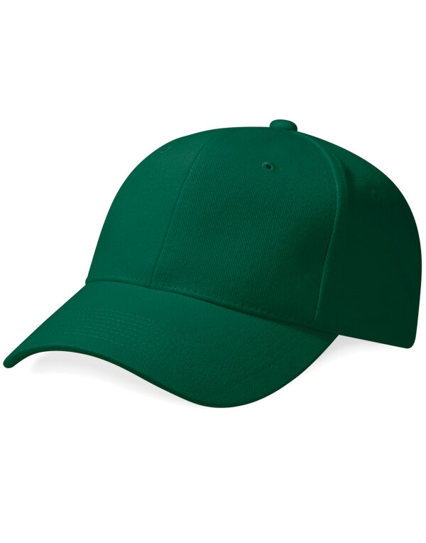 B65 Beechfield Pro-Style Heavy Brushed Cotton Cap Forest Green B65 Beechfield Pro-Style Heavy Brushed Cotton Cap Forest Green