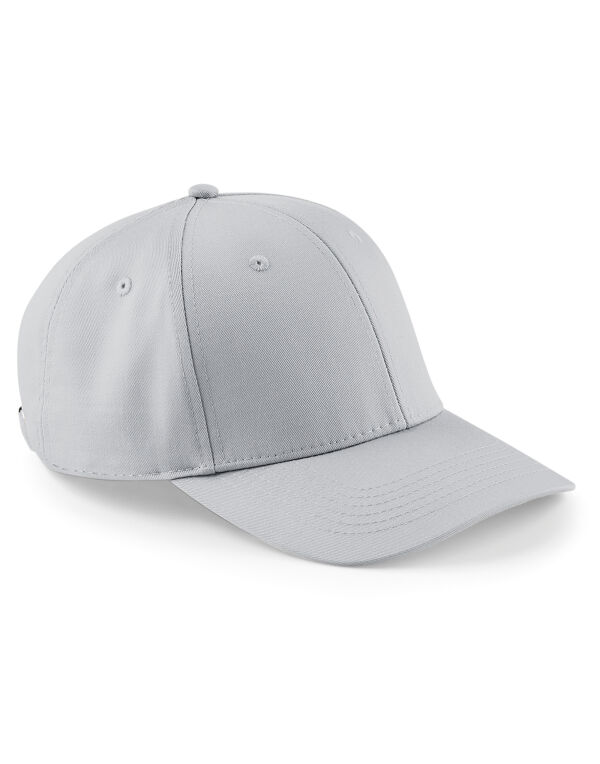 B651 Beechfield Urbanwear 6 Panel Cap Light Grey