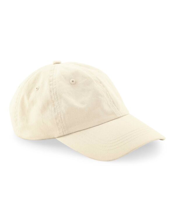 B652N Beechfield Organic Cotton 6 Panel Dad Cap Natural B652N Beechfield Organic Cotton 6 Panel Dad Cap Natural
