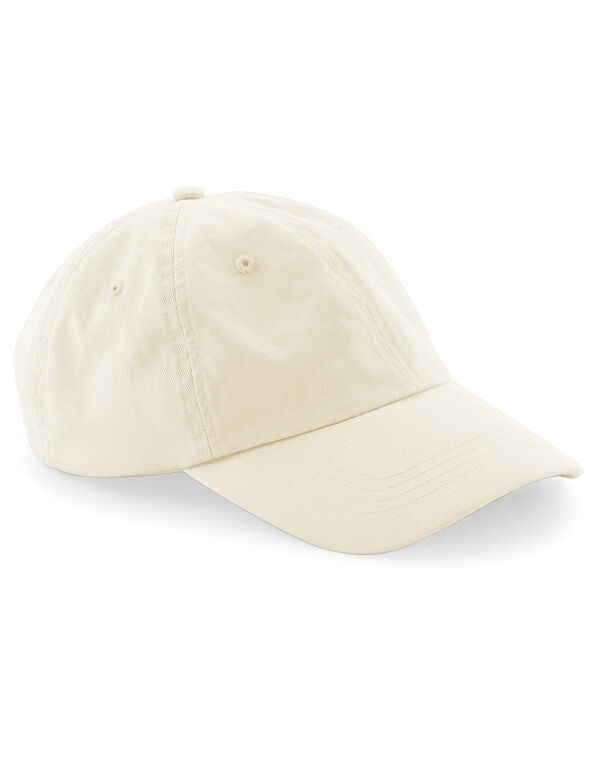 B653 Beechfield Low Profile 6 Panel Dad Cap Beige