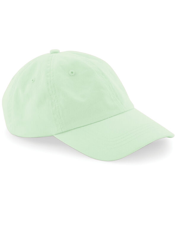 B653 Beechfield Low Profile 6 Panel Dad Cap Pastel Mint