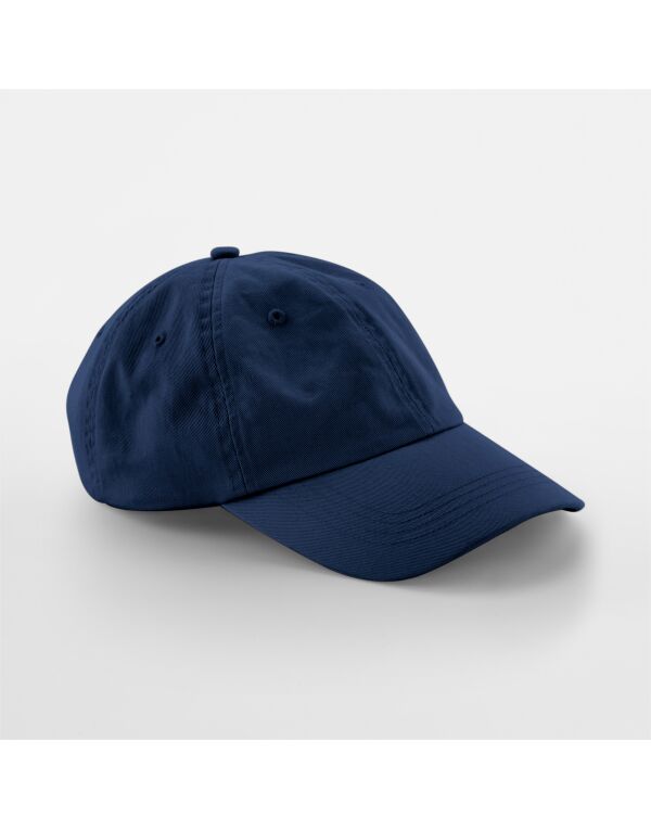 B653B Beechfield Junior Low Profile 6 Panel Dad Cap Navy