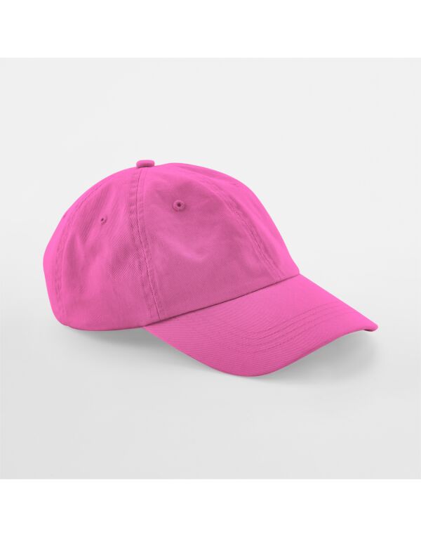 B653B Beechfield Junior Low Profile 6 Panel Dad Cap True Pink B653B Beechfield Junior Low Profile 6 Panel Dad Cap True Pink