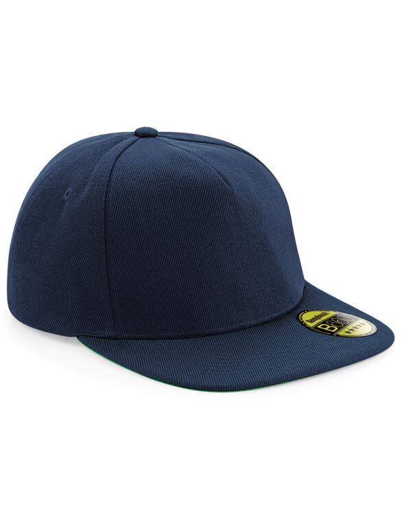 B660 Beechfield Original Flat Peak Snapback French Navy/French Navy B660 Beechfield Original Flat Peak Snapback French Navy/French Navy