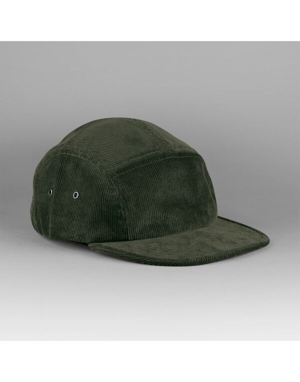 B679 Beechfield EarthAware Organic Cord Camper Cap Forest Night