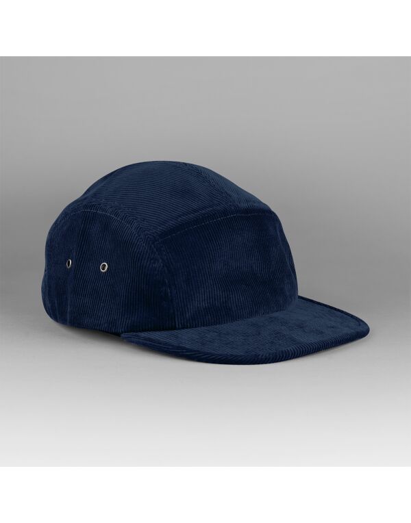 B679 Beechfield EarthAware Organic Cord Camper Cap Oxford Navy