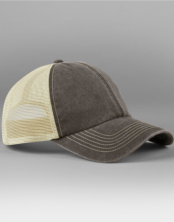 B672 Beechfield 6 Panel Vintage Trucker Vintage Brown/Stone B672 Beechfield 6 Panel Vintage Trucker Vintage Brown/Stone
