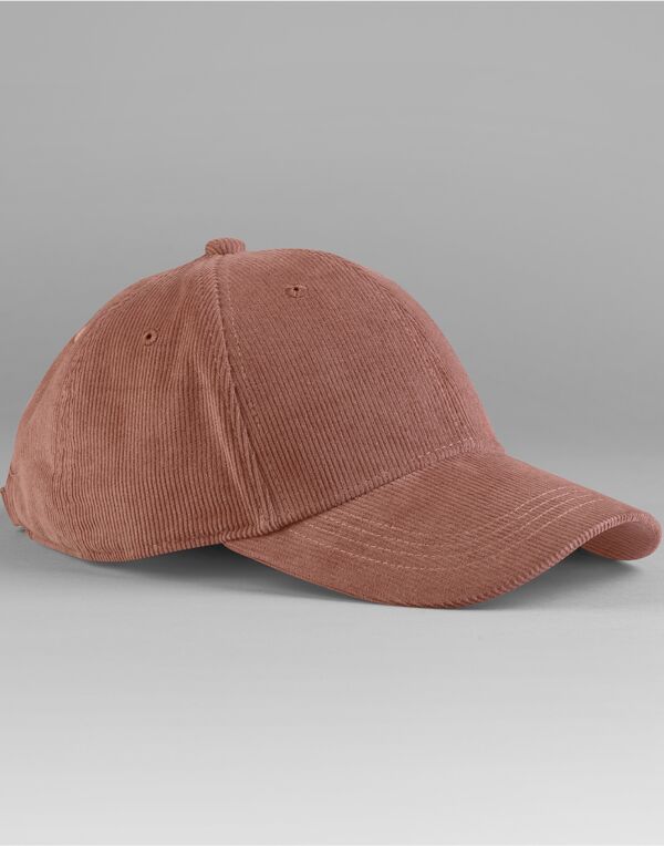 B680 Beechfield EarthAware Organic Cord Baseball Cap Redwood