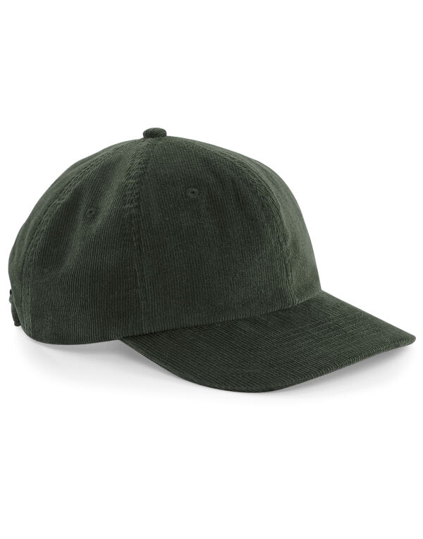 B682 Beechfield Heritage Cord Cap Dark Olive