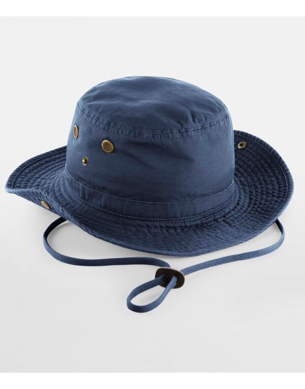 B789 Beechfield Outback Hat Navy