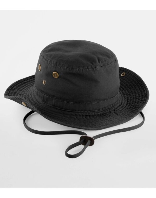 B789 Beechfield Outback Hat Black
