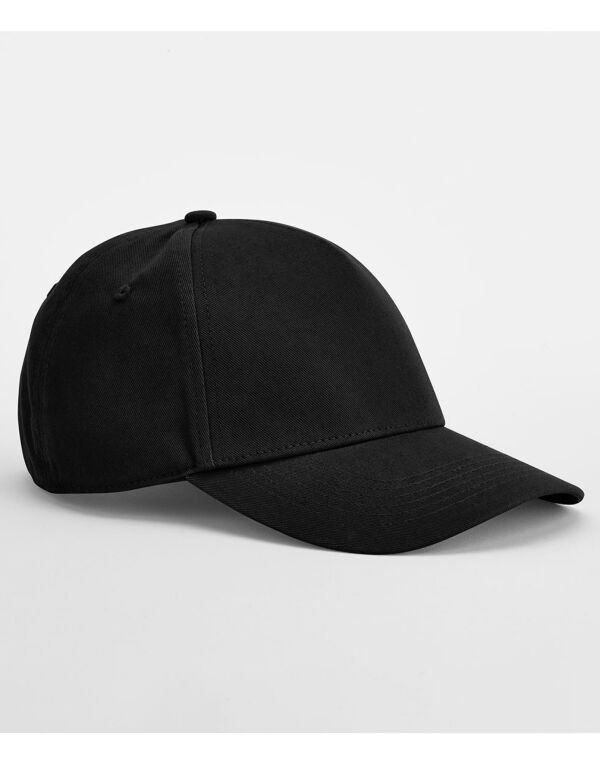 B825 Beechfield EarthAware Classic Organic 5 Panel Cap Black