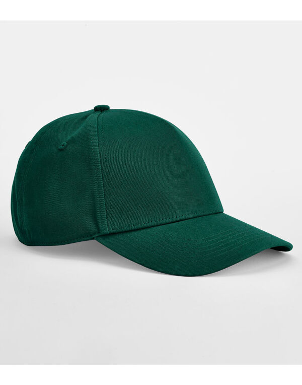 B825 Beechfield EarthAware Classic Organic 5 Panel Cap Bottle Green