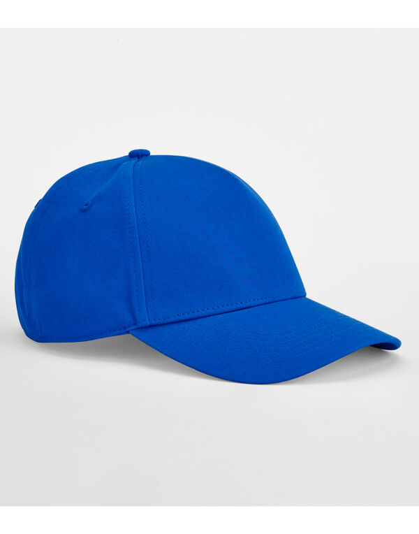 B825 Beechfield EarthAware Classic Organic 5 Panel Cap Bright Royal