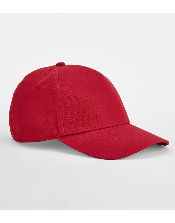 B825 Beechfield EarthAware Classic Organic 5 Panel Cap Classic Red