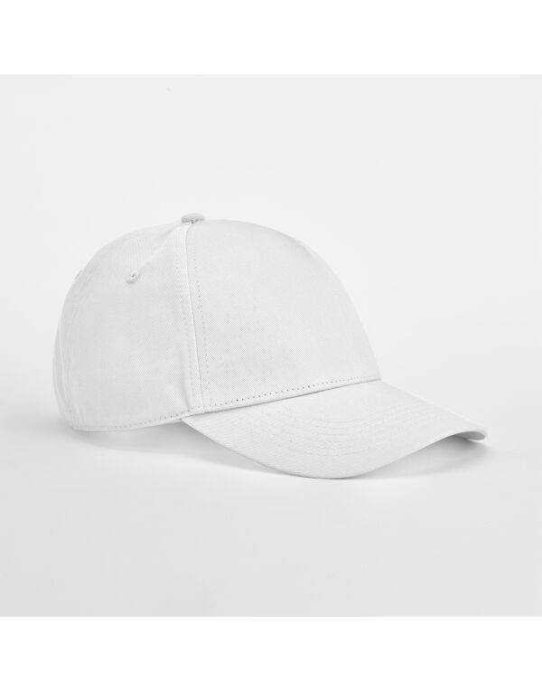 B825 Beechfield EarthAware Classic Organic 5 Panel Cap White