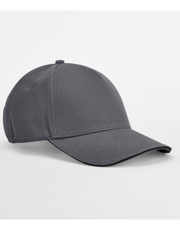 B825C Beechfield EarthAware Classic Organic Cap Graphite Grey/Black