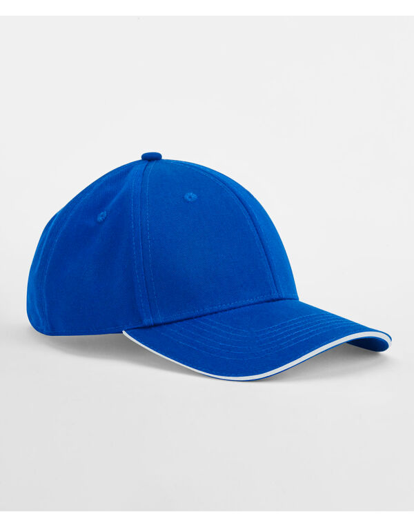 B820C Beechfield EarthAware Classic Organic Cap Bright Royal/White