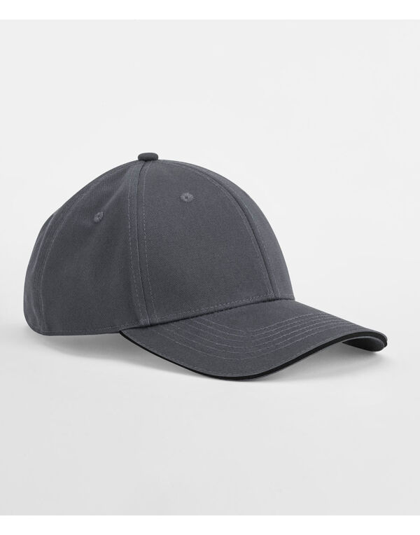B820C Beechfield EarthAware Classic Organic Cap Graphite Grey/Black