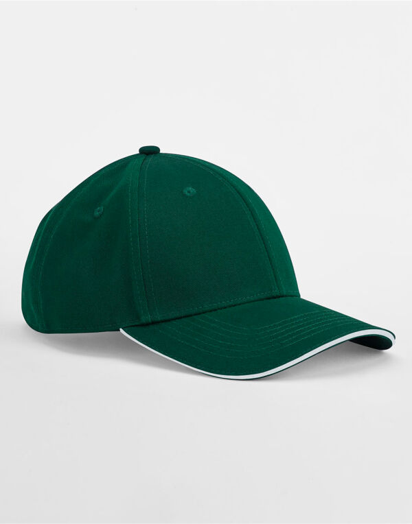 B820C Beechfield EarthAware Classic Organic Cap Bottle Green/ White