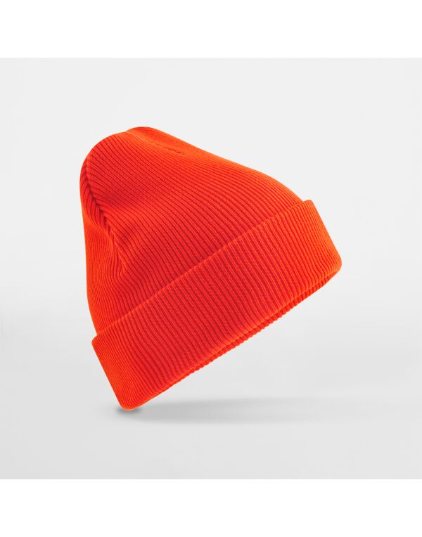 B830N Beechfield Organic Cotton Original Cuffed Beanie Sunset