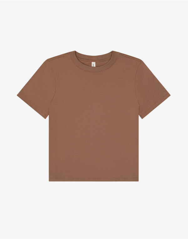 BE6110 Bella Women’s Heavy Boxy Tee Vintage Brown