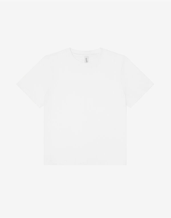 BE6110 Bella Women’s Heavy Boxy Tee White