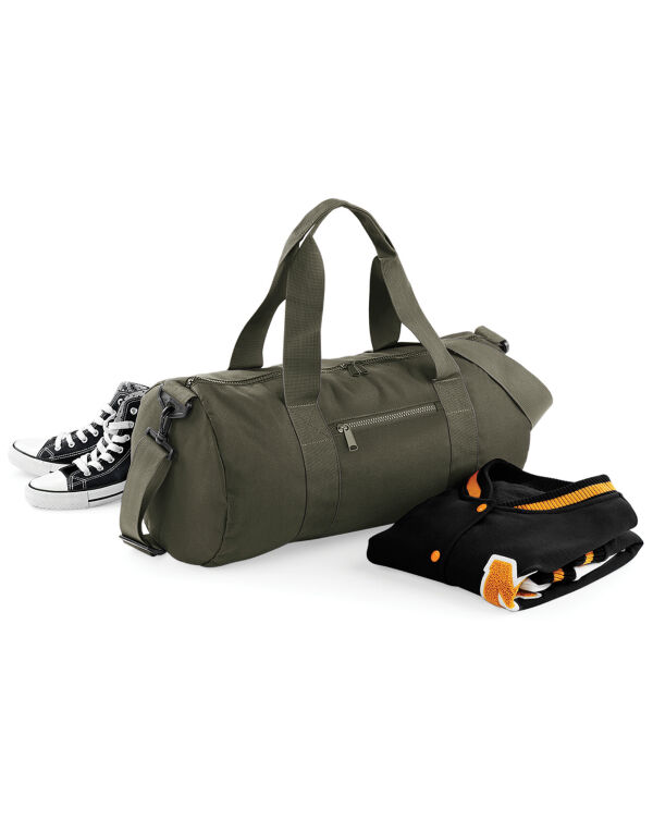 BG140 Bagbase Original Barrel Bag Military Green/Military Green BG140 Bagbase Original Barrel Bag Military Green/Military Green