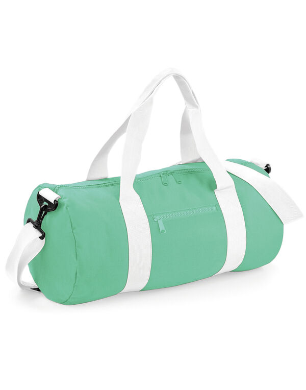 BG140 Mint Green/Off White Original Barrel Bag