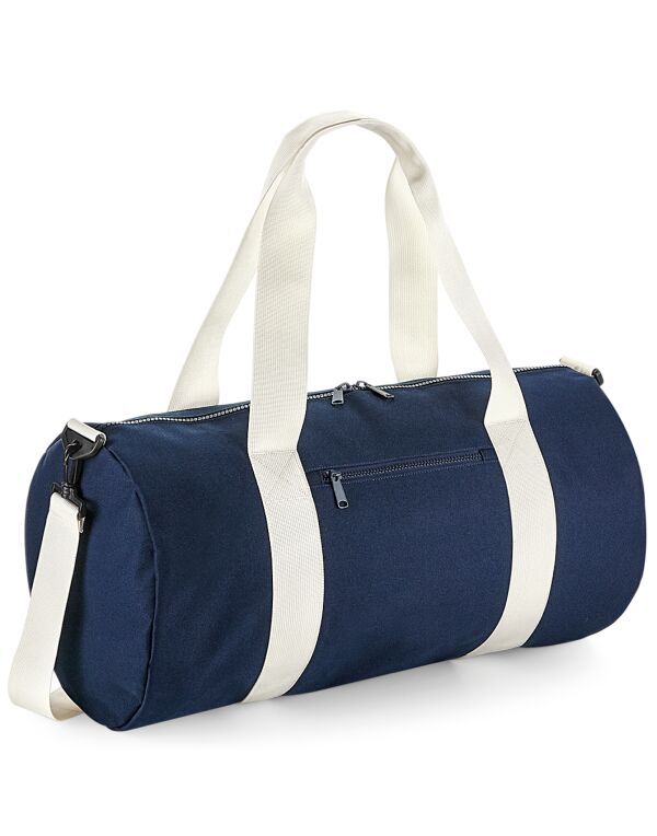 BG140L Bagbase Original Barrel Bag XL French Navy/Off White BG140L Bagbase Original Barrel Bag XL French Navy/Off White
