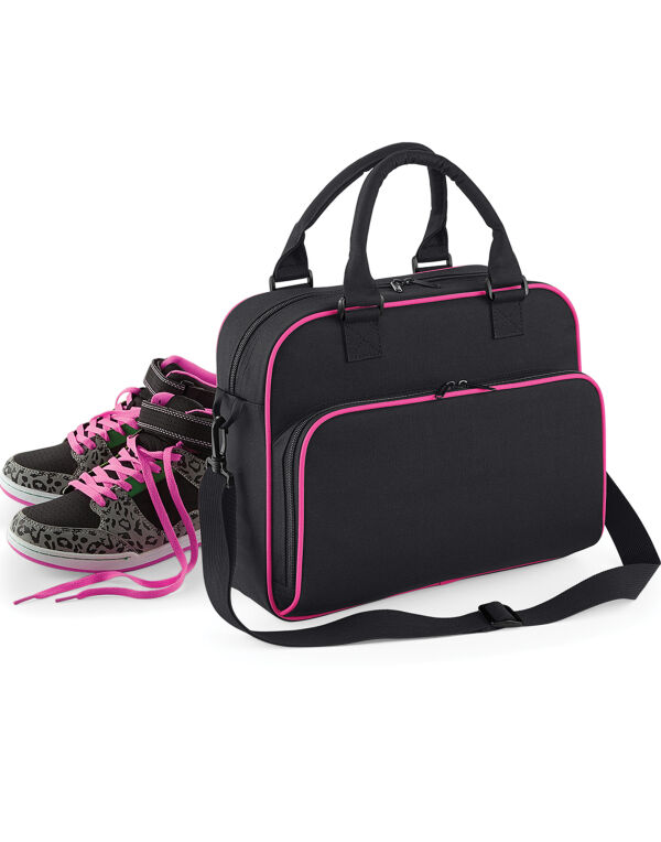 BG145 Bagbase Junior Dance Bag Black/Fuchia BG145 Bagbase Junior Dance Bag Black/Fuchia
