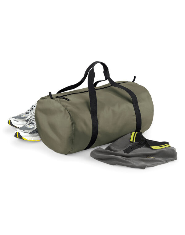 BG150 Bagbase Packaway Barrel Bag Olive/Black