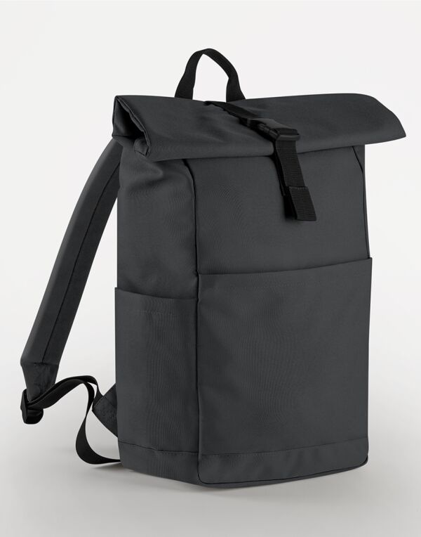 BG186 Graphite Grey Premium Recycled Roll Top Backpack BG186 Graphite Grey Premium Recycled Roll Top Backpack