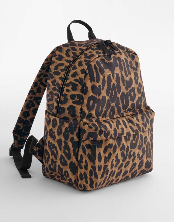 BG195S Bagbase Leopard Print Mini Backpack Leopard Print