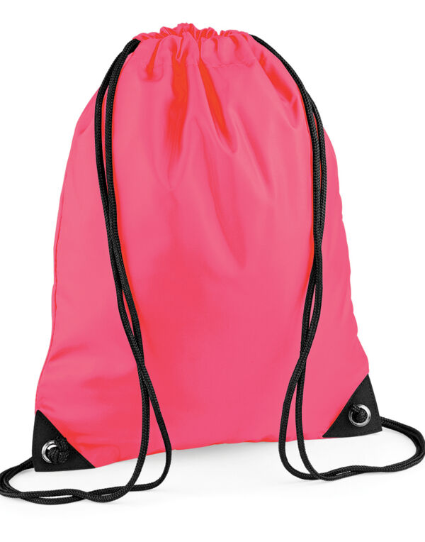 BG10 Bagbase Premium Gymsac Fluorescent Pink BG10 Bagbase Premium Gymsac Fluorescent Pink