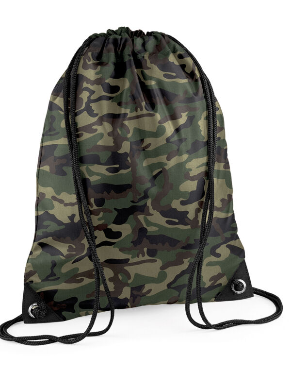BG10 Bagbase Premium Gymsac Jungle Camo