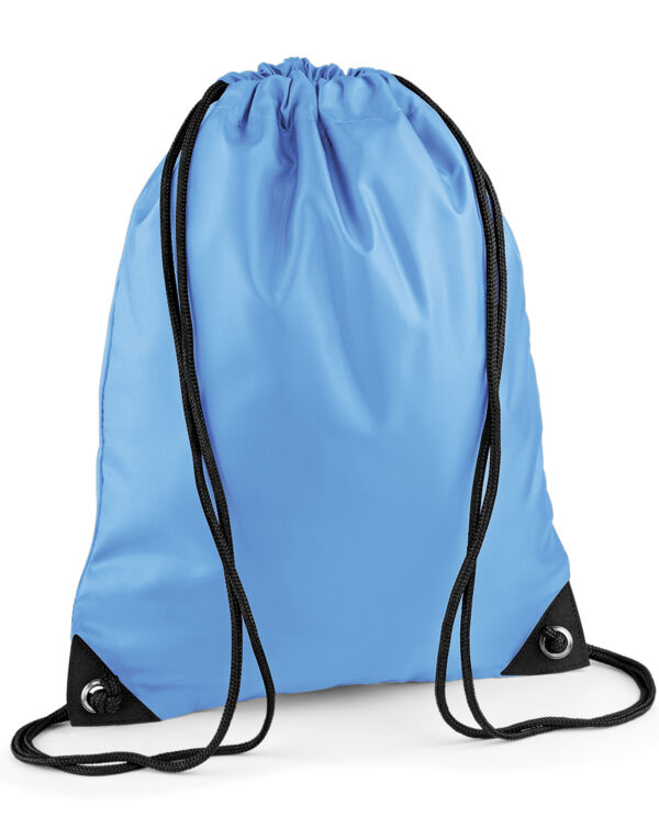 BG10 Bagbase Premium Gymsac Sky Blue BG10 Bagbase Premium Gymsac Sky Blue