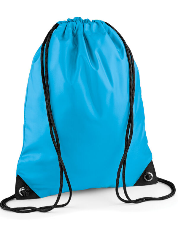BG10 Bagbase Premium Gymsac Surf Blue BG10 Bagbase Premium Gymsac Surf Blue
